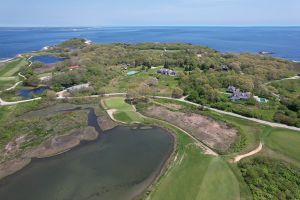 Fishers Island 14th Approach Aerial